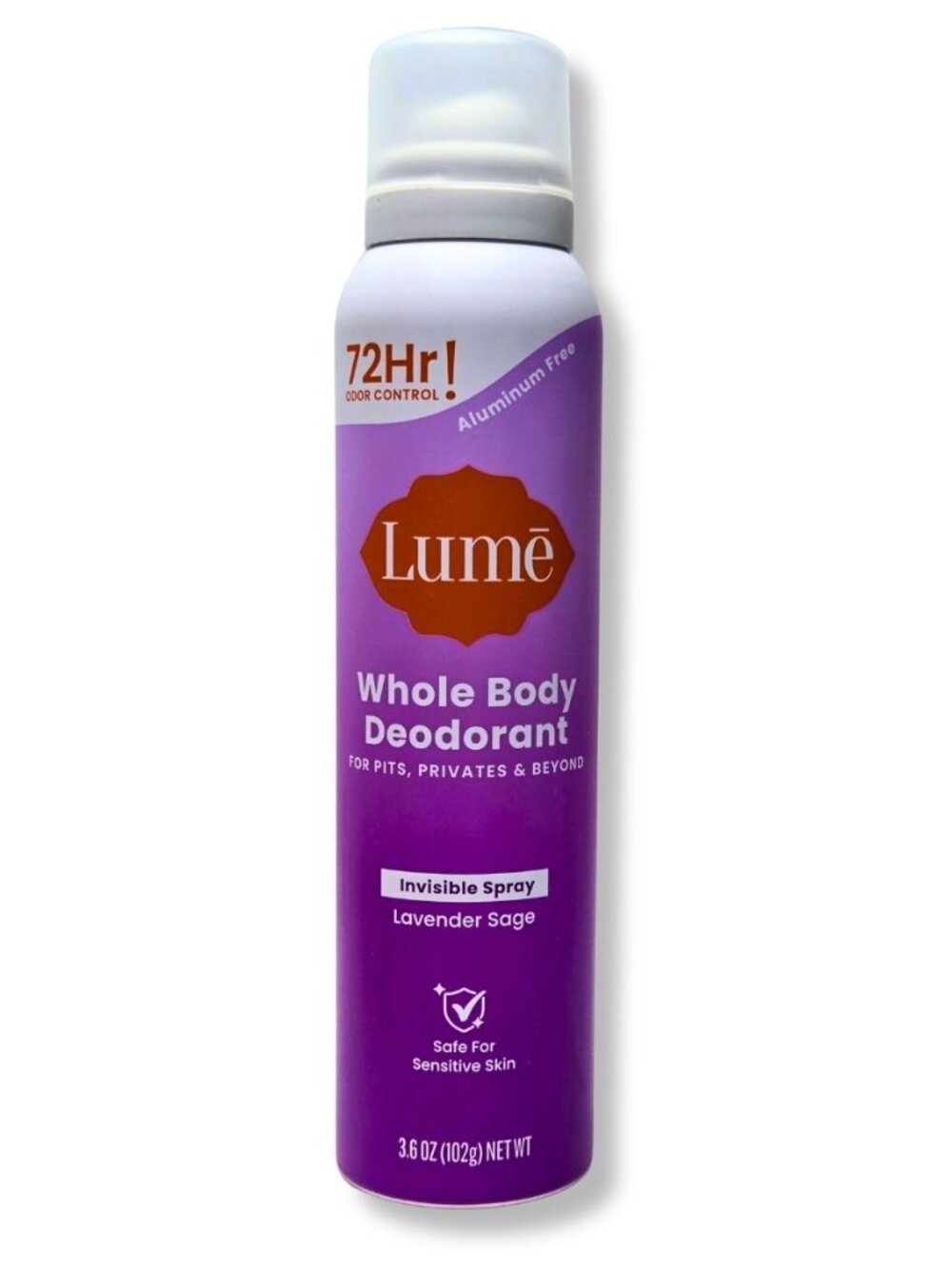 $8 When Bundled – Lume Whole Body Deodorant Spray Lavender Sage